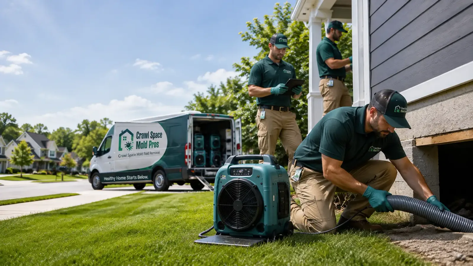 Crawl Space Mold Removal in Woodville, VA
